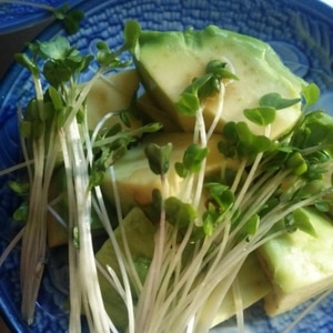 アボカドとブロッコリースプラウトのわさび醤油サラダ レシピ 作り方 By リッチニコール 楽天レシピ